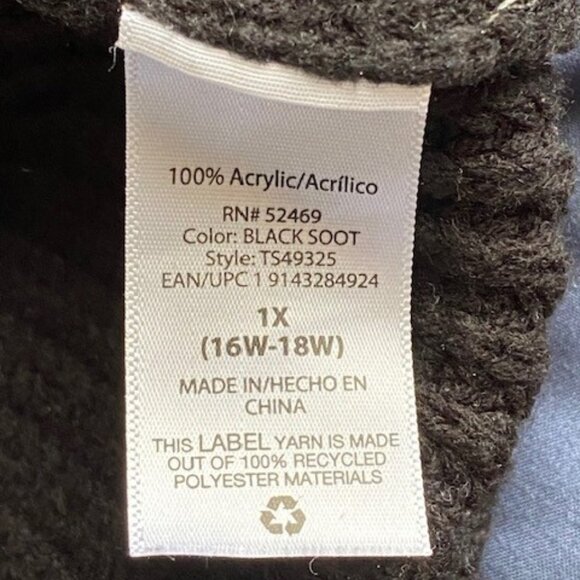 Black, White & Grey Striped Sweater - Picture 3 of 3